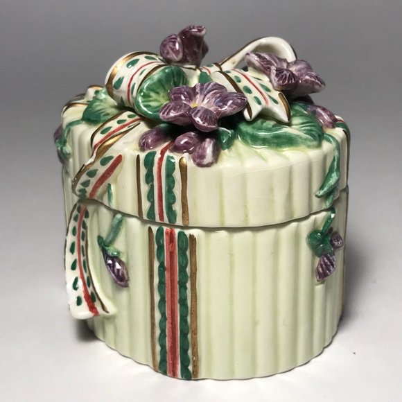 Vintage Fitz and Floyd Essentials Trinket Box Jewe - Picture 3 of 12